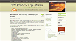 Desktop Screenshot of geldverdienenblog.nl